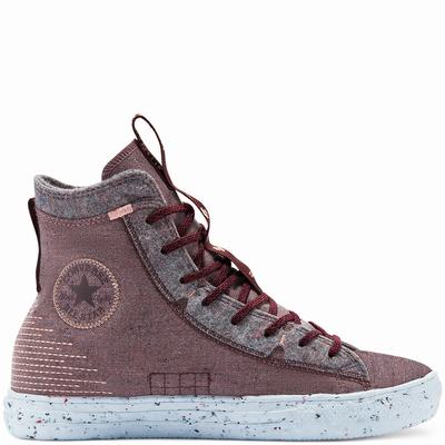 Converse Chuck Taylor All Star Crater - Naisten Matalavartiset Tennarit - Punainen/Mustat